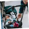 RORPOIR 2pcs Stroller Hooks for Bags Rotating Stroller Hook Clips Simple to Install for Shopping Hanging Purse view 3