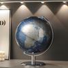 TTKTK World Globe with Stainless steel Stand, 8inch Earth Modern Desktop Globe For Educational Home Office Desk Bookshelf Decor, Cool Tech Gift for Business Men Father Boys Adults & Kids view 1