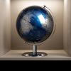 TTKTK World Globe with Stainless steel Stand, 8inch Earth Modern Desktop Globe For Educational Home Office Desk Bookshelf Decor, Cool Tech Gift for Business Men Father Boys Adults & Kids view 2