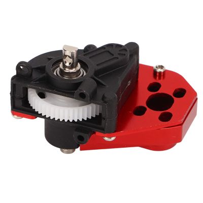 Aluminum Alloy Gearbox with Plastic Gear for Axial SCX24 AXI90081 Deadbolt 1/24 RC Car Upgrade Parts