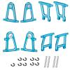 8Pcs MORFUM Aluminum Alloy Front & Rear Suspension Arms Swing Arm Set Compatible with Tamiya TT01 TT01D TT01E 1/10 RC On Road Touring Car Upgrade Parts view 1