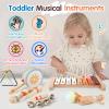 Wooden Toddler Musical Instruments Set, 9PCS Kids Montessori Toys, Baby Toys with Xylophone & Drum, Educational Gift for Ages 1, 2, 3 Year Olds view 2