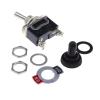 POWTAXBJGD 5pcs Power SPST Rocker Switch 2 Pin Heavy 15A 250V ON/Off Rocker Toggle Switch with Boot Cap E-TEN1021 view 2