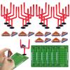 30 PCS Mini Flick Football Games Mini Table Top Sports Games with Foam Footballs Goal Post and Cards Finger Toys Office Indoor Football Sports Party Favors Birthday Gifts Office Desk Toys view 1