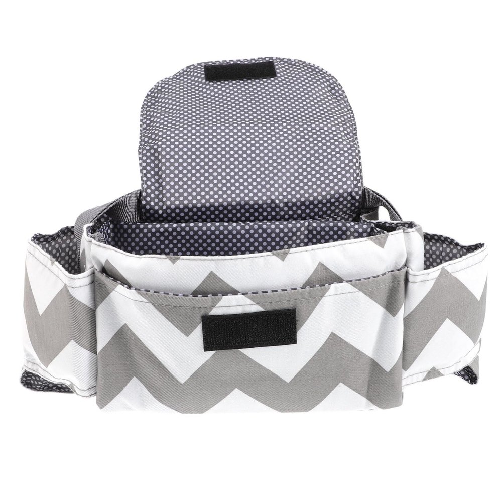 CIMAXIC Baby Stroller Bag Stroller Organizer Pouch for Baby Nappy Storage Bag Hang Bag Cup Holder Practical Stroller Accessory