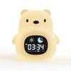 HOME.X Cubbi Sleep Aid Night Light for Toddler Gen.2 - Alarm Clock, Wake-Up Light, Sleep Mode, Music & White Noise Soother, Tap Control Colors, Soft Silicone, Rechargeable view 1