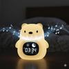 HOME.X Cubbi Sleep Aid Night Light for Toddler Gen.2 - Alarm Clock, Wake-Up Light, Sleep Mode, Music & White Noise Soother, Tap Control Colors, Soft Silicone, Rechargeable view 2