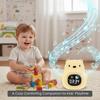 HOME.X Cubbi Sleep Aid Night Light for Toddler Gen.2 - Alarm Clock, Wake-Up Light, Sleep Mode, Music & White Noise Soother, Tap Control Colors, Soft Silicone, Rechargeable view 4