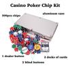 VQP 300 PCS Poker Chips, Casino Poker Chip Set, Poker Sets with Aluminum Case, Professional Poker Chips for Blackjack Texas Holdem Games Gambling (11.5g) view 2