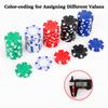 VQP 300 PCS Poker Chips, Casino Poker Chip Set, Poker Sets with Aluminum Case, Professional Poker Chips for Blackjack Texas Holdem Games Gambling (11.5g) view 4