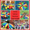 Group Outdoor Games Game Props Toddler Outdoor Leisure Co-Operative Game Parachute Outdoor Toys Portable Toys Giant Props Picnic Mat(2m/6.56ft) view 3