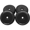 OD 4.52" 1/8 RC Buggy Rubber Tires Tyre w/Plastic Rim 17mm Hex & OD 4.52" 1/8 RC Buggy Rubber Tires Tyre w/ 5 Spoke Plastic Rim 17mm Hex view 3