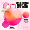 INPODAK Hopper Ball 18 Inch Bouncy Ball with Handle for Kids, Hippity Hop Jumping Bounce Hopping Toy for Boys Girls Ages 3-6 Includes Pump and Gift Box Great Gift for Birthday view 3