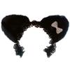 Animal Headband for Stuffed Animals, for 5.9-7.9 inches (15-20 cm), Sewing Clothing, Kigurumi, OTA Living, Black, Fluffy view 1
