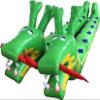 TZLGMDER Group Outdoor Games Outdoor Teamwork Games, Lawn Inflatable Dragon Boat Racing Game, The Physical Training Teamwork(5 Seats) view 1