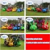 TZLGMDER Group Outdoor Games Outdoor Teamwork Games, Lawn Games Inflatable Dragon Boat, Team Building Exercise Activity Game, 2pcs(5 Seats) view 4