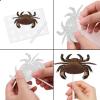 18pcs Glitter Crab Dessert Cupcake Topper Pick for Ocean Under The Sea Beach Animals Creature Crab Theme Decor Supplies Baby Shower Men Women kids Happy Birthday Party Decoration view 4