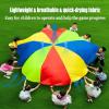 Group Outdoor Games Game Props Toddler Outdoor Leisure Co-Operative Game Parachute Outdoor Toys Portable Toys Giant Props Picnic Mat(4m/13.12ft) view 4