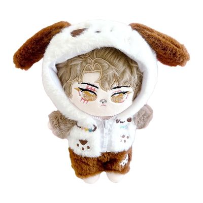 (G triger) (Sewing Clothes), 7.9 inches (20 cm), Fluffy Costume for Plush Toys, Hoodie & Pants Set, Dogs