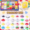 Sumind 24 Pcs Mini Maze Cube Puzzle Box Set Gift for Christmas, Balance Iq Maze 3D Brain Teaser Ball Ideal Prizes Gifts Puzzles Party Favor for Mind Challenge Gifts (Classic) view 2