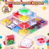 Sumind 24 Pcs Mini Maze Cube Puzzle Box Set Gift for Christmas, Balance Iq Maze 3D Brain Teaser Ball Ideal Prizes Gifts Puzzles Party Favor for Mind Challenge Gifts (Classic) view 4