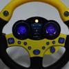 Educational Children's Steering Wheel Toy Yellow Driving Simulation Kids Toy (Yellow) view 2