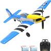 Xiangtat RC Plane 4-CH RC Airplane Ready to Fly P51D Mustang WWII Remote Control Plane for Beginners with Xpilot Stabilization System, One Key Aerobatic (761-5 Blue) view 1