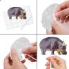 18pcs Glitter Lion Gorilla Dessert Cupcake Topper Pick for Wild Animal Theme Decor Supplies Baby Shower Men Women kids Happy Birthday Party Decoration view 4