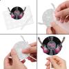 18pcs Pink Glitter CD Microphone Dessert Cupcake Topper Pick for Retro 50s I Love The 50S Theme Men Women Theme Decor Supplies Happy Birthday Decorations view 4