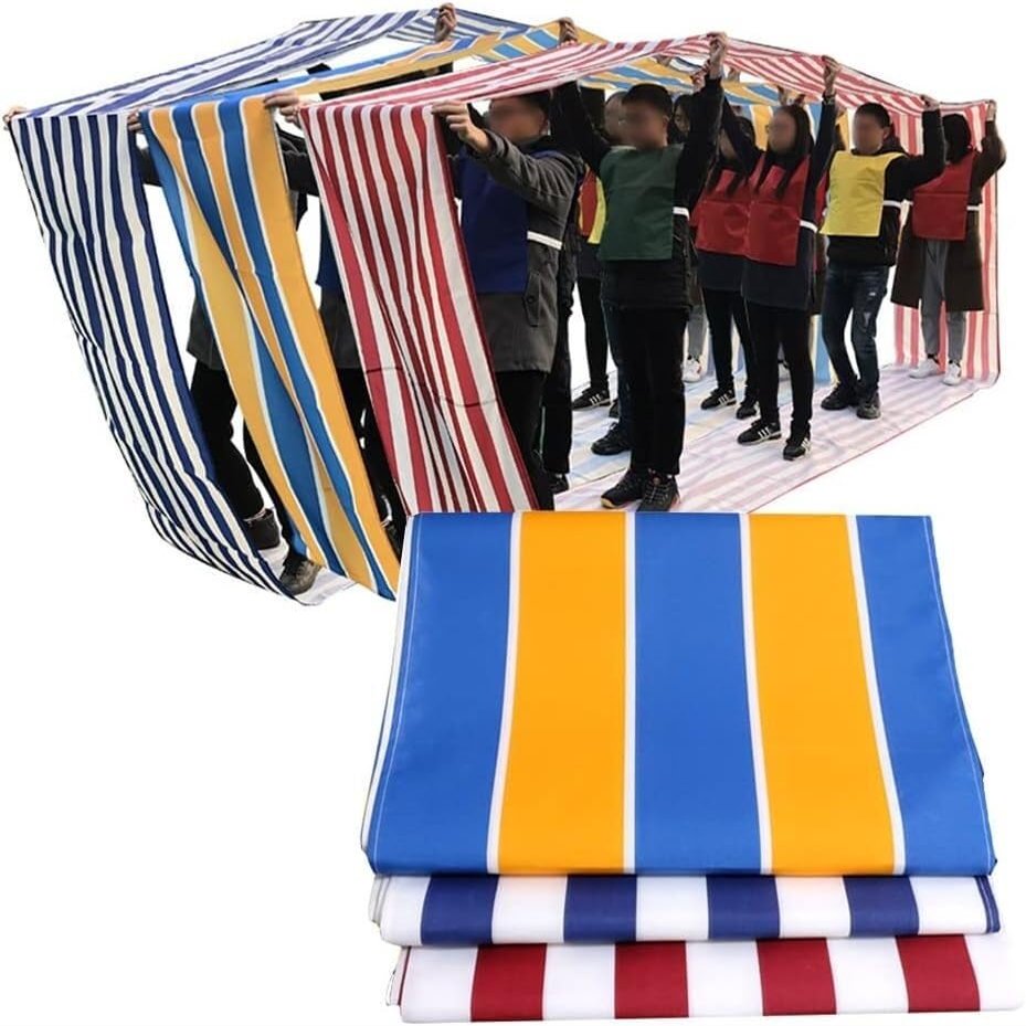 TZLGMDER Group Outdoor Games 3PCS Oxford Cloth Game Running Mat, Adult Group Co-Operative Game Rolling Running Mat, Wild Outdoor Carnival Activity Game(Kids-6M)