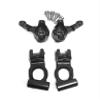 KEBEILEE Alu7075 Spindle Carrier Set for Losi 8IGHT-X Super Lasernut 1/6 (Black) view 2