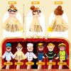 Civaner 6 Pieces Profession Hand Puppet Set 11.8 Inch Professional Puppets Theater Doctor, Chef, Firefighter, Teacher, Worker and Farmer for Storytelling, Teaching, Preschool, Role Play view 2