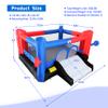 WELLFUNTIME Inflatable Bounce House with Slide, 15.3ft x 14.7ft, Jumping Castle with Blower, Dartboard, Dual Basketball Hoop, Dual Kicking Boards, Jumping Area for 6 Kids view 2