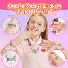 Kids Makeup & Jewelry Kit for Girls - Washable Real Cosmetics Set with Bracelet-Making for Children Toddler, Princess Dress-Up Toy, Ideal Winter Birthday Gift for 4-12 Year Olds (Pink) view 2