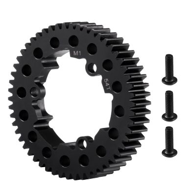 LSG Harden Steel 54T Main Gear M1 Spur Gear for 1/10 Tra-xxas 1/5 X-Maxx 6S 8S 1/10 Maxx 4S 1/10 E-Revo 2.0 VXL Brushless 1/7 XO-1 Upgrade Parts (54T)
