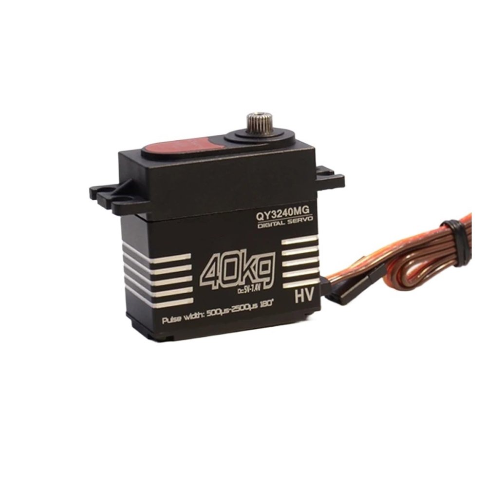 1/2/4 Pcs Servo High Torque 35KG 40KG Metal Gear Digital Servo Suitable for Remote Control Accessories 1/8 1/10(1X40kgCLS 180degree)