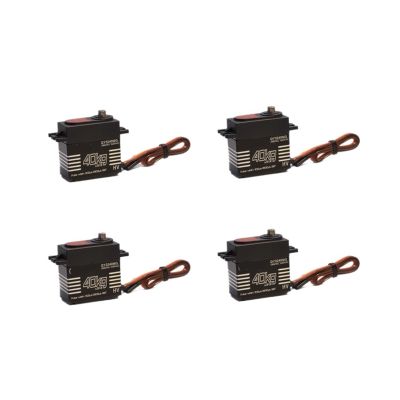 1/2/4 Pcs Servo High Torque 35KG 40KG Metal Gear Digital Servo Suitable for Remote Control Accessories 1/8 1/10(4x40kg 180degree)