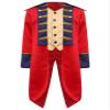 TSSOE Kids Boys Medieval Prince Jacket Tailcoat Jacket Renaissance Victorian Jacket Coat Colonial Costume Red 10 Years view 1