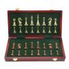 Large Metal Chess Sets Foldable Portable Travel Chess Set Educational Toys for Adults and Children with Chessboard and Chess Pieces (29.7 X 29.7 X 2.7cm) view 1