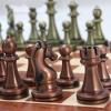 Large Metal Chess Sets Foldable Portable Travel Chess Set Educational Toys for Adults and Children with Chessboard and Chess Pieces (29.7 X 29.7 X 2.7cm) view 4