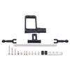 Aluminium BTA Servo Mount and Steering Link Linkage for 1/10 RC Crawler Vanquish Phoenix VS4-10 F10 Portal Axle Upgrade (Black) view 3