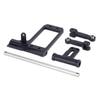 Aluminium BTA Servo Mount and Steering Link Linkage for 1/10 RC Crawler Vanquish Phoenix VS4-10 F10 Portal Axle Upgrade (Black) view 4