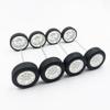 10PCS Toy Car Wheels Rubber Tire with 5PCS Shaft Round Axles for for DIY Model Toy RC Car Accessories (3X38MM) view 2