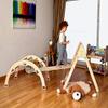 Climbing Set with Playhouse Tent for Kid's | Tent for Triangle and Climbing Set | Tent Mat Climbing Set | Climbing Set with Tepee for Kids | Play Tent & Mat for Climbing Frame (LADDER + GRAY) view 2