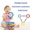 15/20 Sets Walking Rope for Preschool Colorful Toddler Leash for walking in line,Kids Handles Safety Line Wrist Leashes Detachable Transition Rope for Children's School Kindergarten Outdoor Supplies (Green, 15 sets) view 2