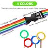15/20 Sets Walking Rope for Preschool Colorful Toddler Leash for walking in line,Kids Handles Safety Line Wrist Leashes Detachable Transition Rope for Children's School Kindergarten Outdoor Supplies (Green, 15 sets) view 3
