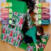 Triangle and Playhouse Tent for Kid's | Kids Tent with Climbing Triangle | Tent & Mat & Triangle | Indoor Play Tent Tepee for Kids | Sleepover Play Tent & Mat with Climbing Frame (GREEN) view 2