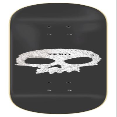 Zero Skateboards Deck Single Skull Chalkboard 8.5"