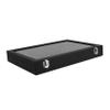 JEWEDECO 36grid Large Rock Collection Display Box Pu Leather Black for Boys and Collecting Storage view 1