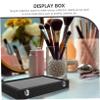 JEWEDECO 36grid Large Rock Collection Display Box Pu Leather Black for Boys and Collecting Storage view 2